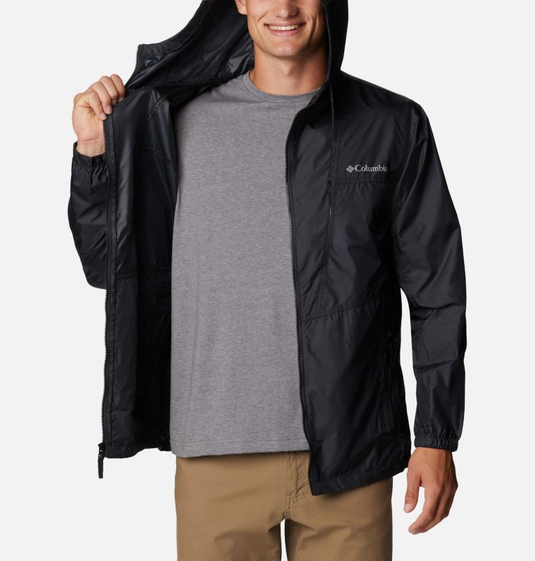 Black columbia store men's windbreaker