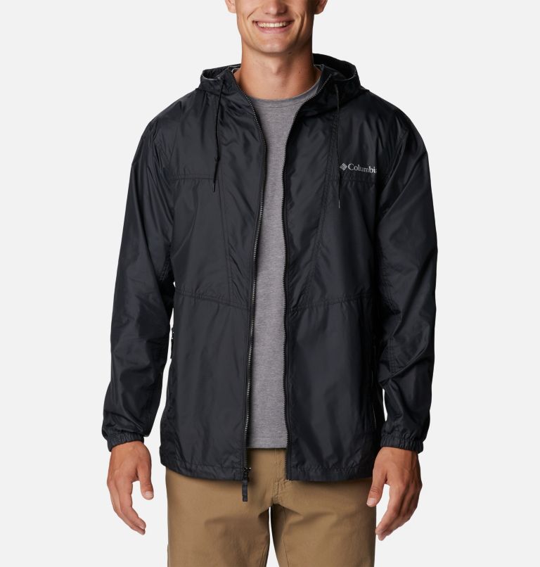 black columbia men's windbreaker