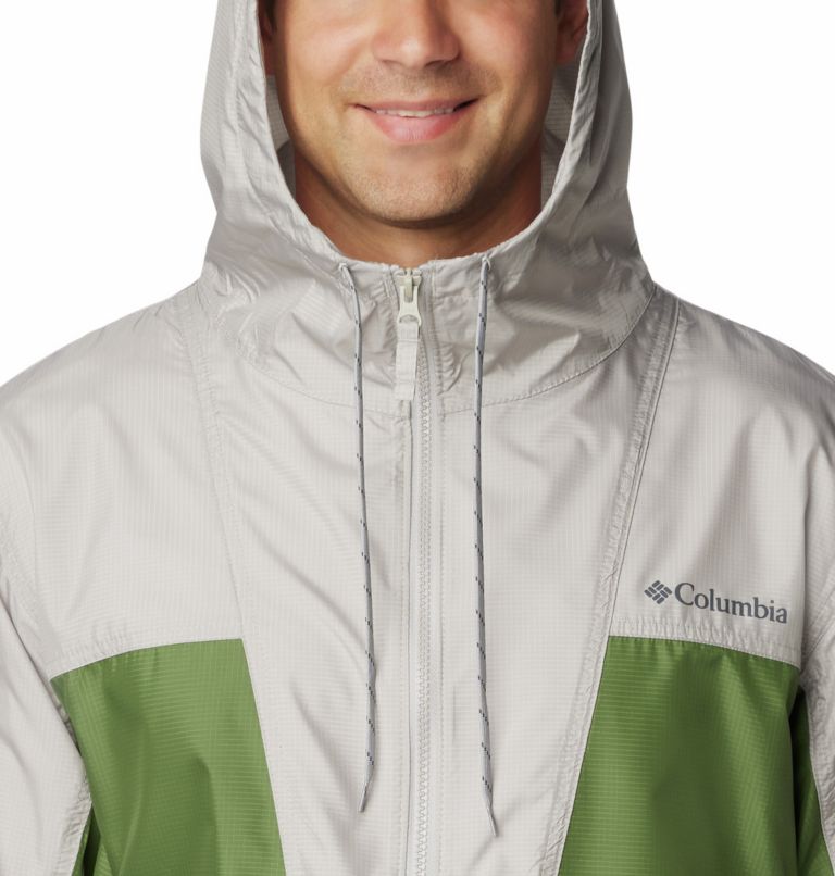 Men's Trail Traveler Windbreaker, Color: Flint Grey, Canteen, Black, image 4
