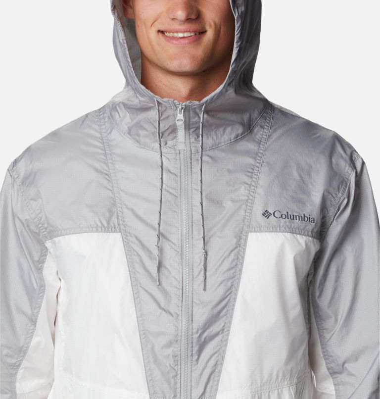 Coupe-vent Trail Traveler Homme, Color: White, Columbia Grey, image 4