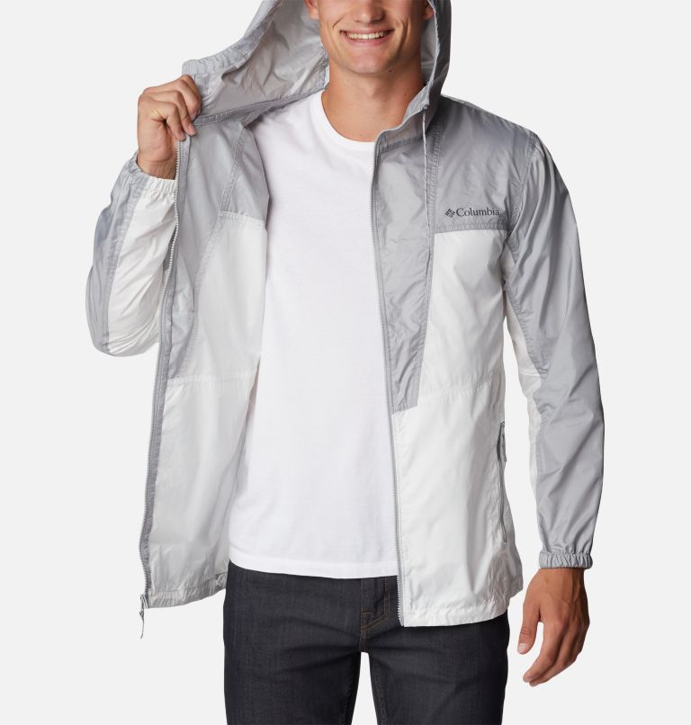 Thumbnail: Coupe-vent Trail Traveler Homme, Color: White, Columbia Grey, image 5
