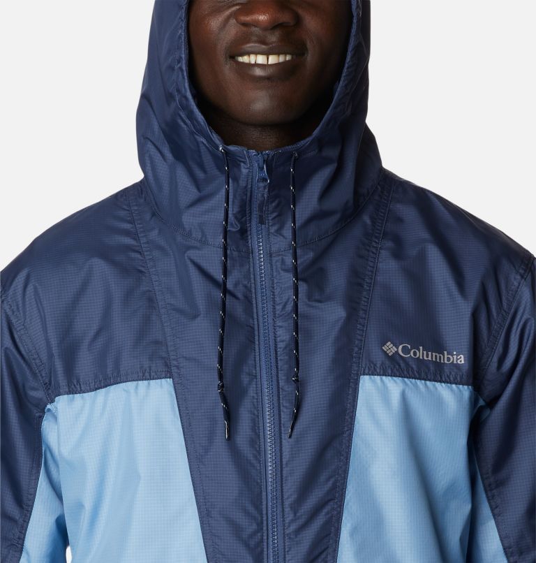 Trail Traveler Windbreaker | 430 | S, Color: Jet Stream, Dark Mountain, image 4