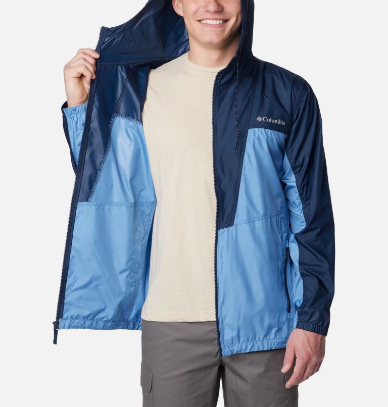 Men's Trail Traveler Windbreaker, Color: Skyler, Collegiate Navy, image 5