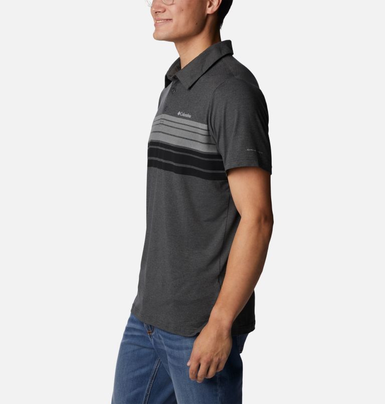Polo original Tech Trail Homme - Grandes tailles, Color: Shark Heather, image 3