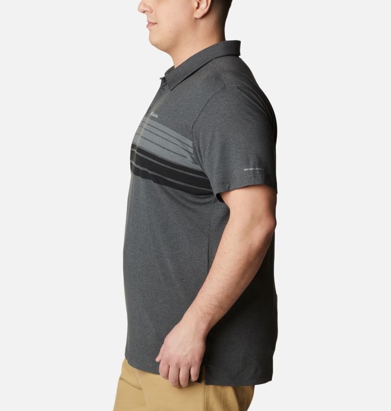 Men's Tech Trail Novelty Polo - Big, Color: Shark Heather, image 3