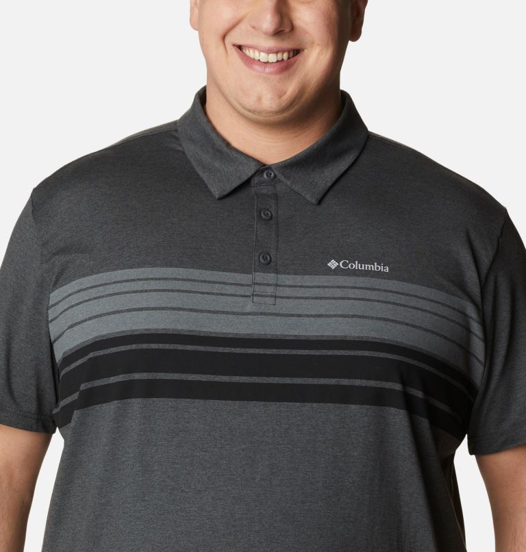 Men's Tech Trail Novelty Polo - Big, Color: Shark Heather, image 4