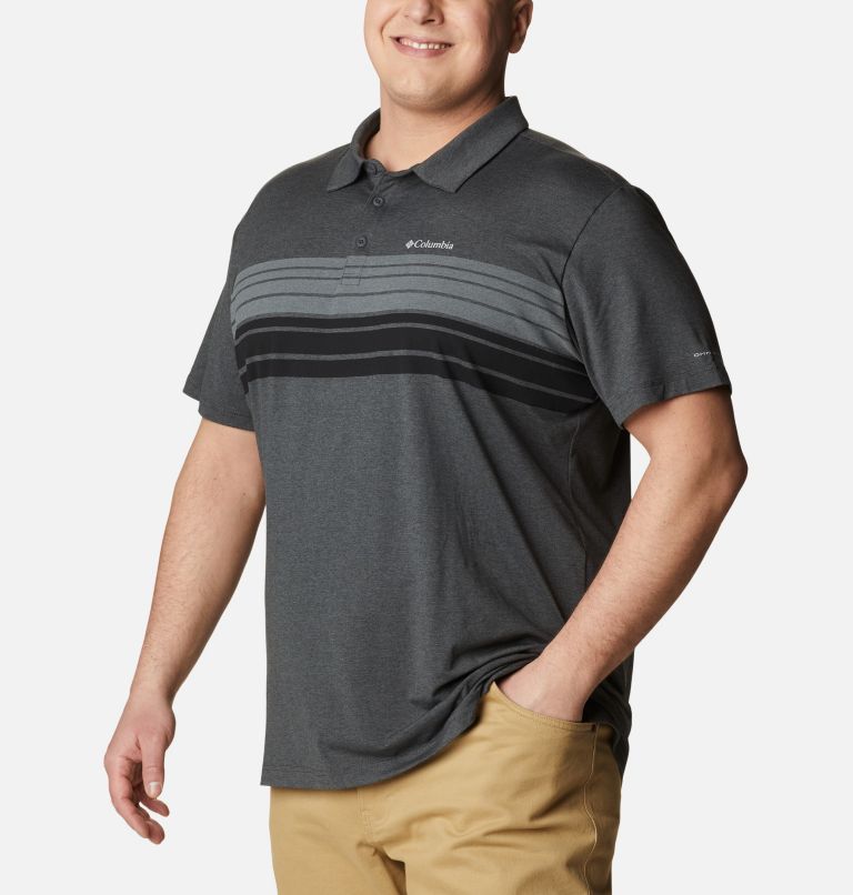 Men's Tech Trail Novelty Polo - Big, Color: Shark Heather, image 5