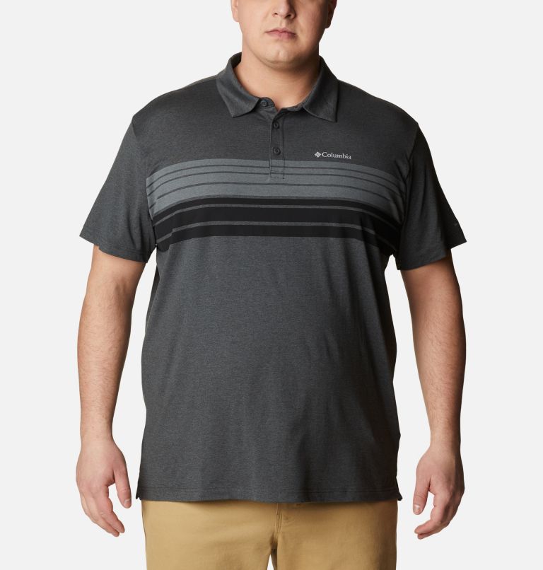 Men's Tech Trail Novelty Polo - Big, Color: Shark Heather, image 1