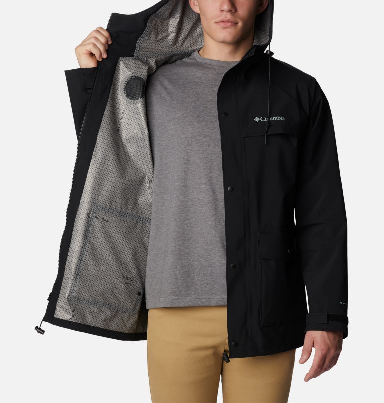 Thumbnail: Men's IBEX II Waterproof Jacket, Color: Black, image 5