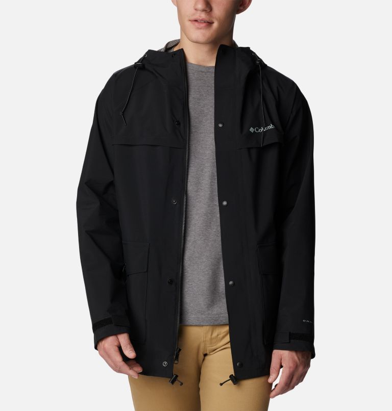 Men's IBEX II Waterproof Jacket, Color: Black, image 6