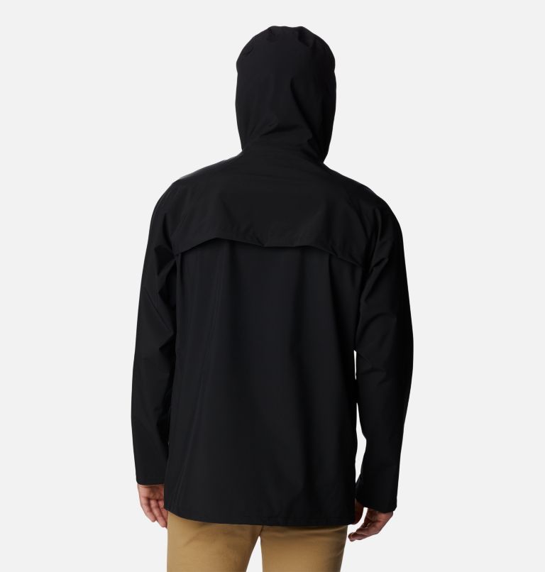 Men's IBEX II Waterproof Jacket, Color: Black, image 2