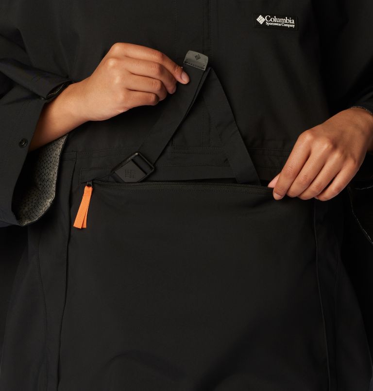 Poncho imperméable Deschutes Valley Unisexe, Color: Black, image 6