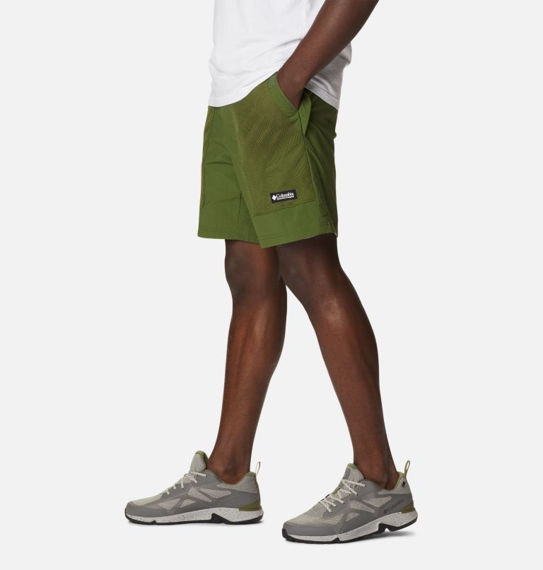 Thumbnail: Men's Deschutes Valley Reversible Shorts, Color: Pesto, Pesto, Frosted Purple, image 3