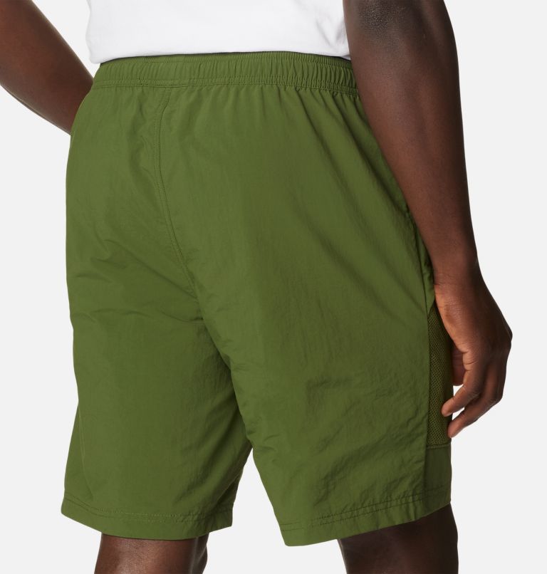 Men's Deschutes Valley Reversible Shorts, Color: Pesto, Pesto, Frosted Purple, image 5
