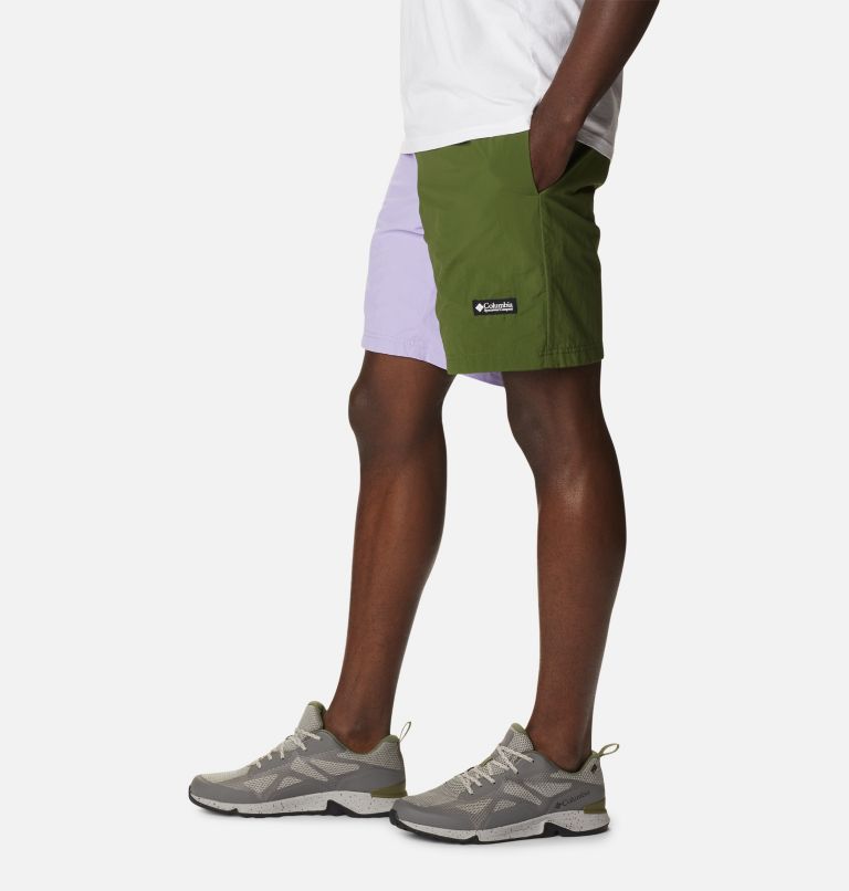 Men's Deschutes Valley Reversible Shorts, Color: Pesto, Pesto, Frosted Purple, image 8