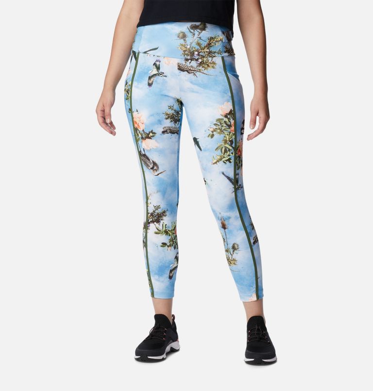 Women's Deschutes Valley Utility Leggings, Color: Vista Blue Deschutes Days Print, image 1