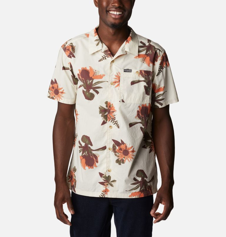 Chemise à manches courtes Pine Canyon Homme, Color: Chalk Staycation, image 1
