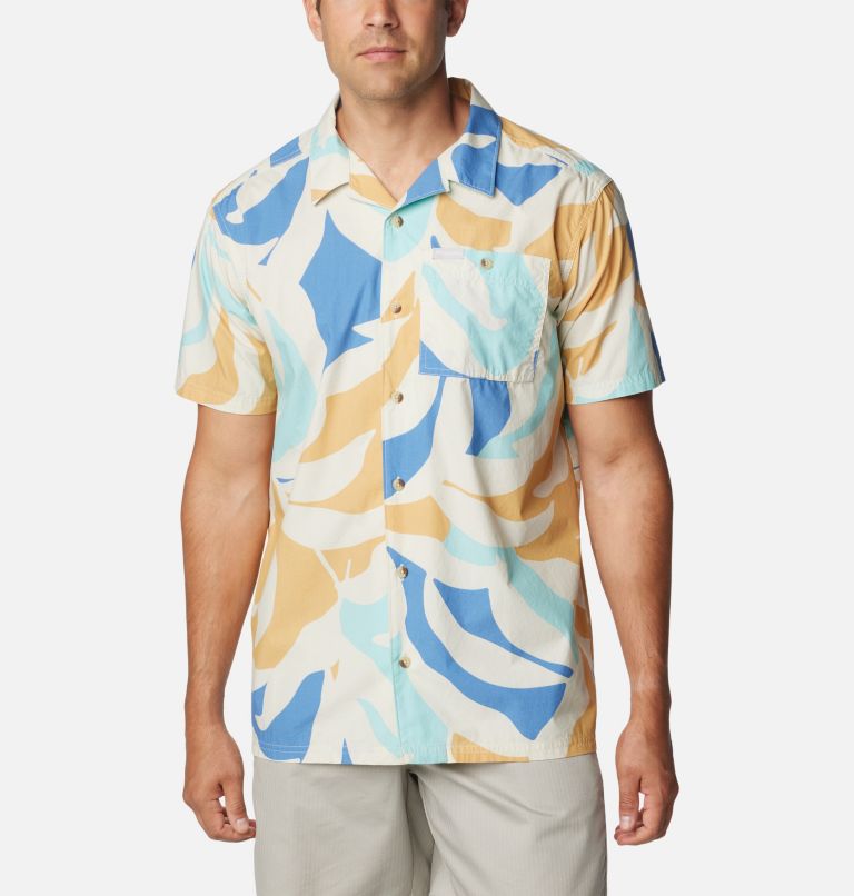 Columbia Big & Tall Hawaiian Casual Button-Down Shirts for Men for sale