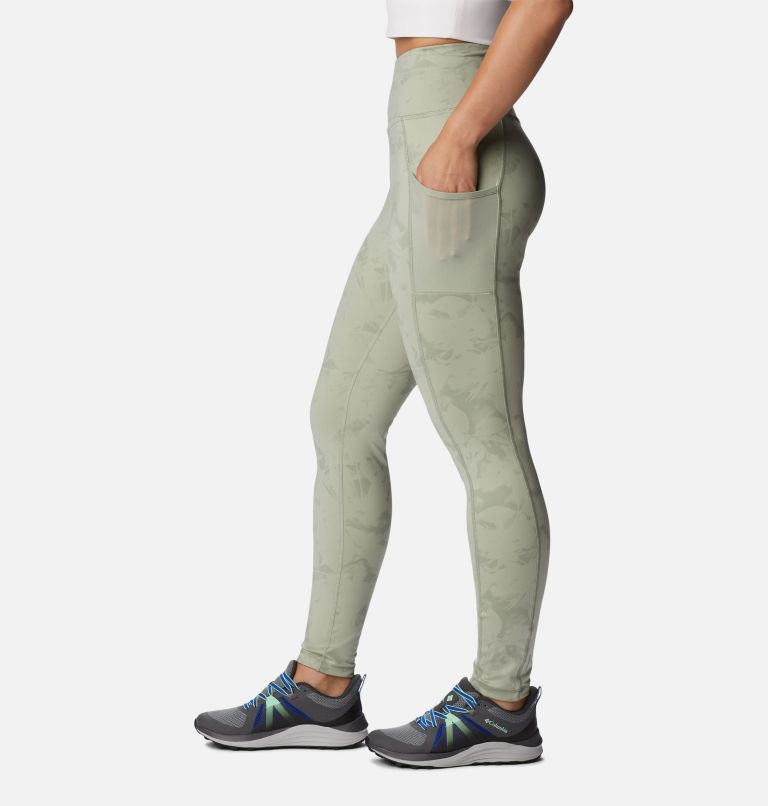 Women's Windgates High-Rise Leggings, Color: Safari, Dye Frond, image 3