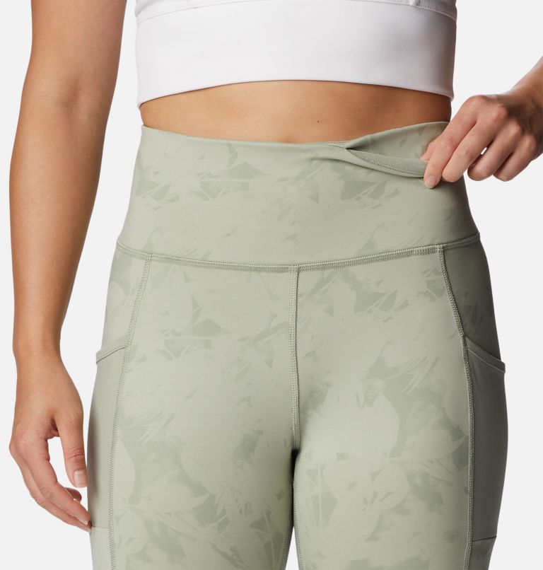 Women's Windgates High-Rise Leggings, Color: Safari, Dye Frond, image 4