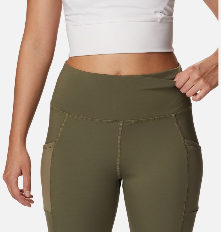Women's Windgates High-Rise Leggings, Color: Stone Green, image 4