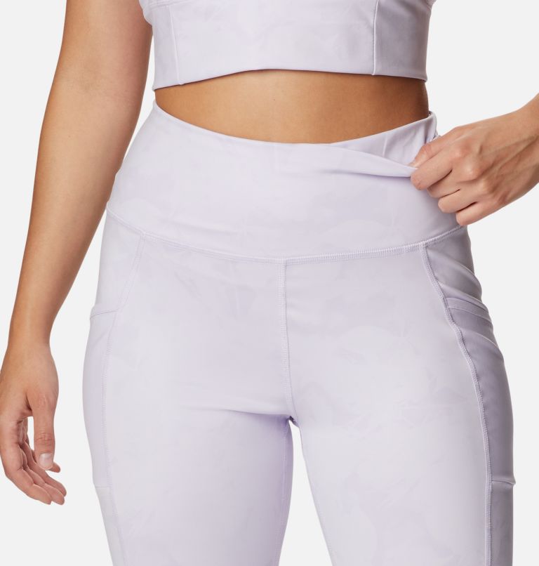 Women's Windgates High-Rise Leggings, Color: Purple Tint, Dye Frond, image 4