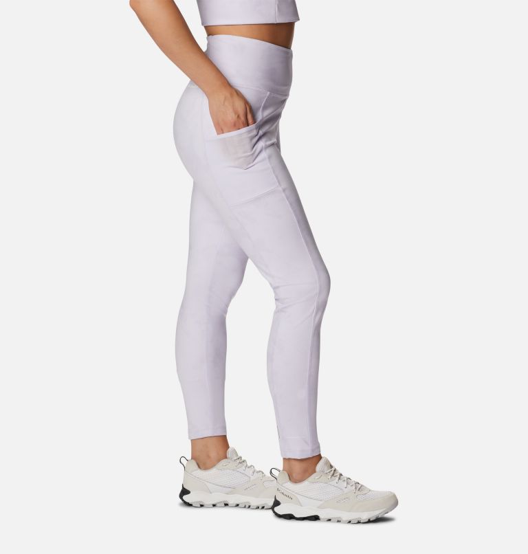 Women's Windgates High-Rise Leggings, Color: Purple Tint, Dye Frond, image 6