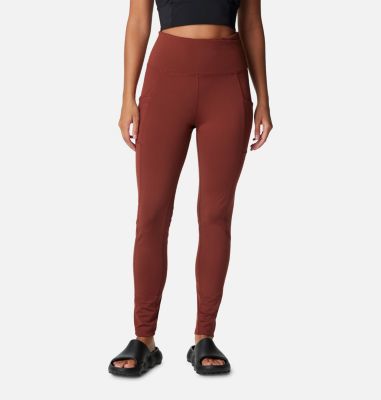 Columbia Training Windgates high waist leggings in brown