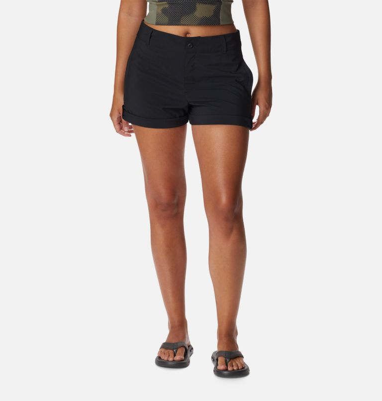 Thumbnail: Women's Silver Ridge Utility Shorts, Color: Black, image 1