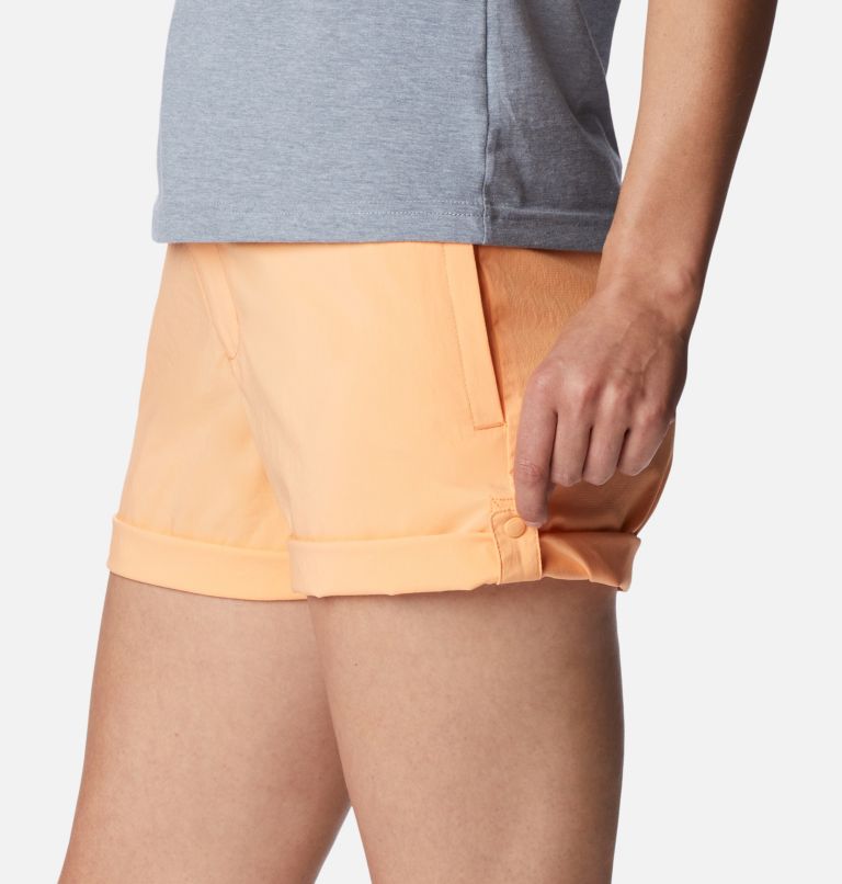 Women's Silver Ridge Utility Hiking Shorts, Color: Peach, image 6