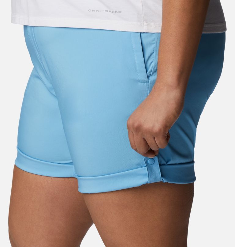 Women's Silver Ridge Utility Shorts - Plus Size, Color: Vista Blue, image 6