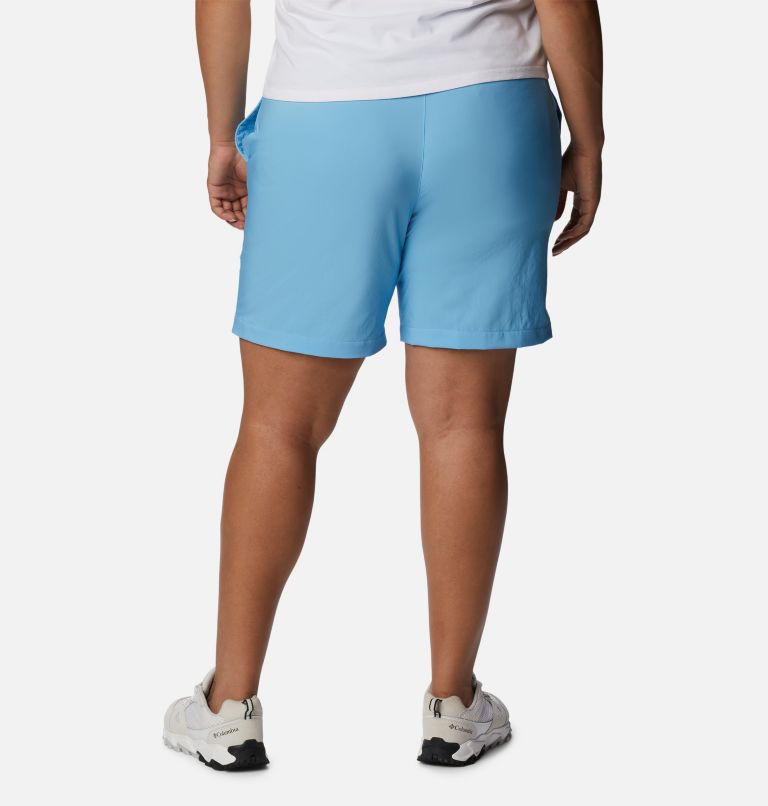 Thumbnail: Women's Silver Ridge Utility Shorts - Plus Size, Color: Vista Blue, image 2