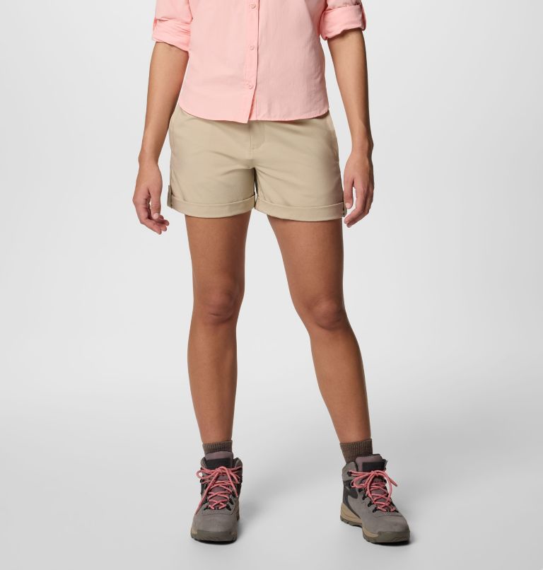 Women's Silver Ridge Utility Hiking Shorts, Color: Ancient Fossil, image 1
