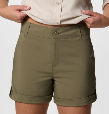 Columbia Hike II 1/2 Tight - Short De Randonnée Sport Femme - Taille Haute - Confortable