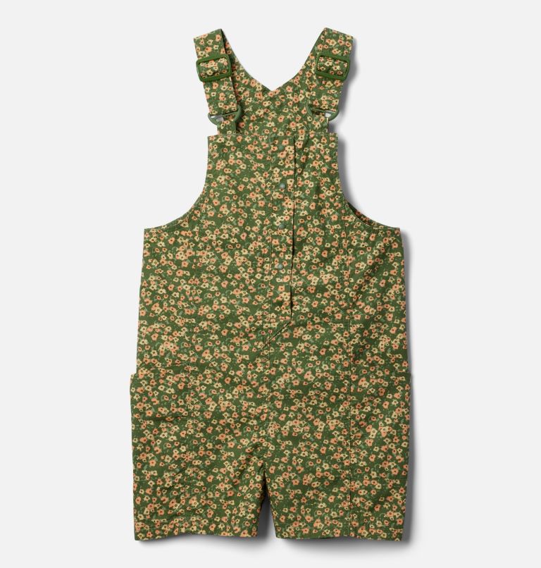 Thumbnail: Girls' Washed Out Playsuit, Color: Canteen Funflower, image 1
