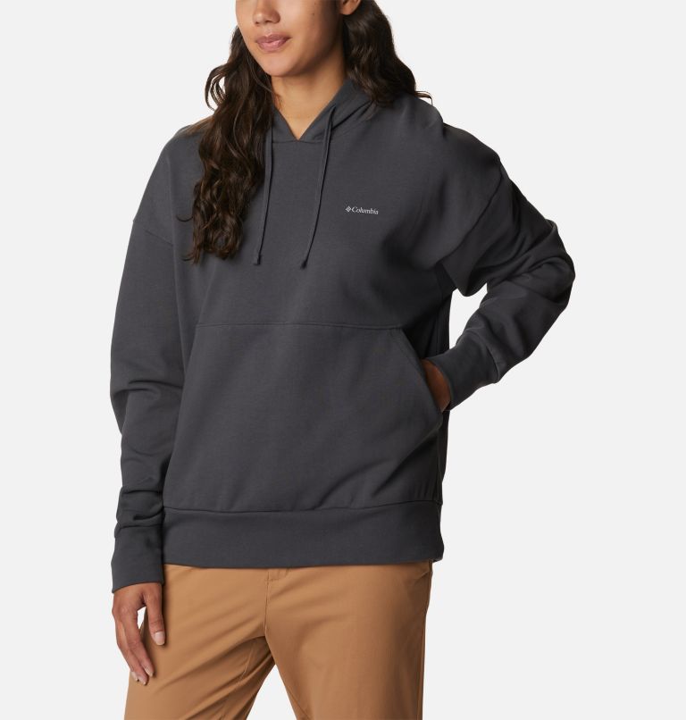 Women's Break It Down Organic Cotton Hoodie, Color: Shark, image 5