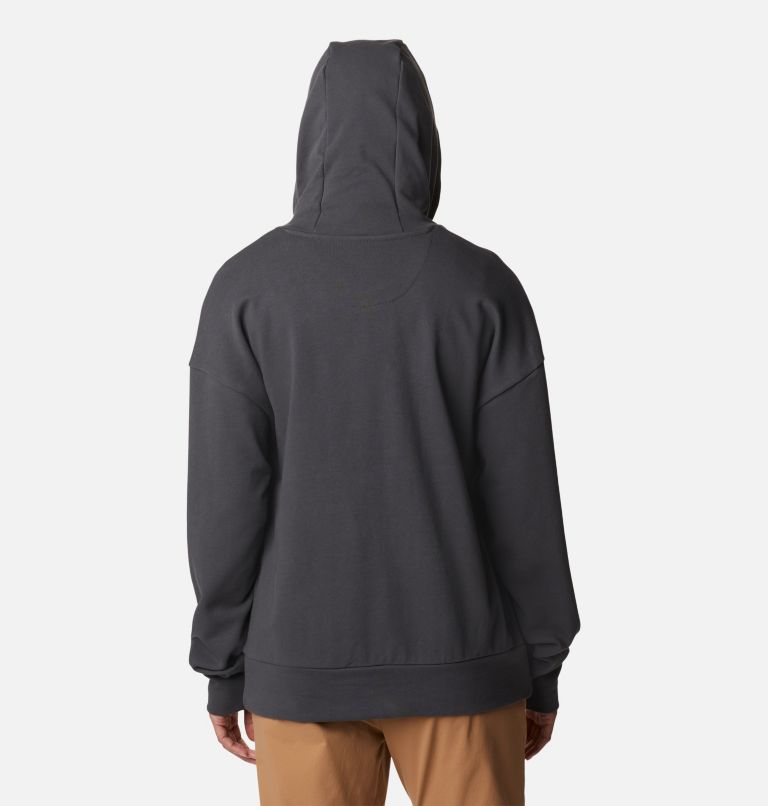 Women's Break It Down Organic Cotton Hoodie, Color: Shark, image 2