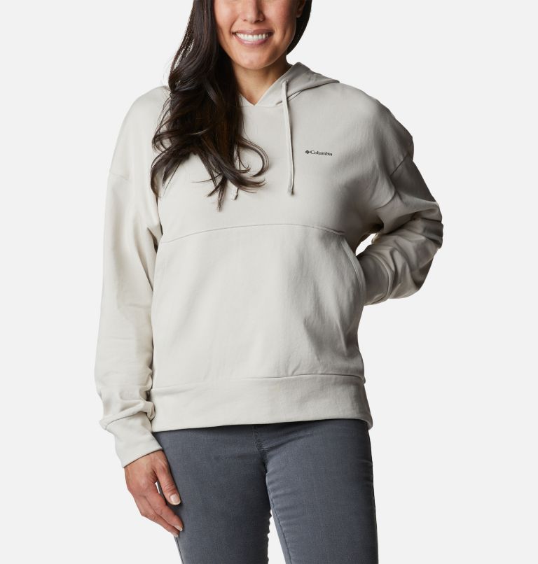Women's Break It Down Organic Cotton Hoodie, Color: Dark Stone, image 1