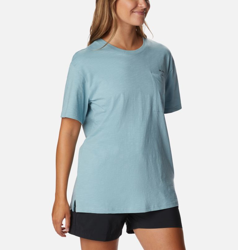 Women's Break It Down T-Shirt, Color: Stone Blue, image 5