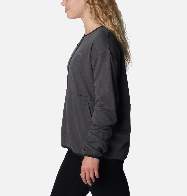 Women's Coral Ridge Half-Zip Fleece, Color: Shark, image 3