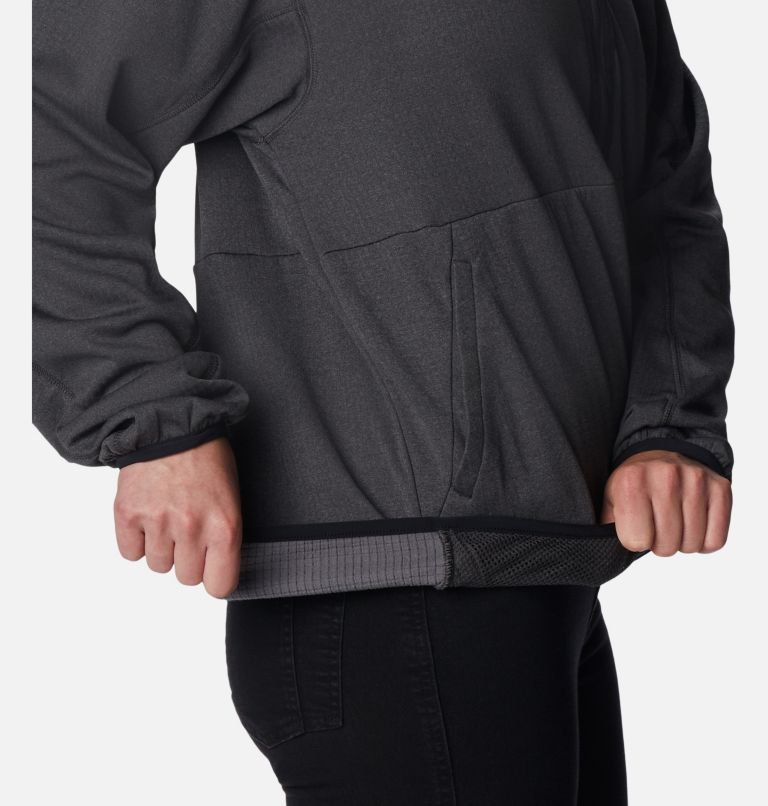 Women's Coral Ridge Half-Zip Fleece, Color: Shark, image 5