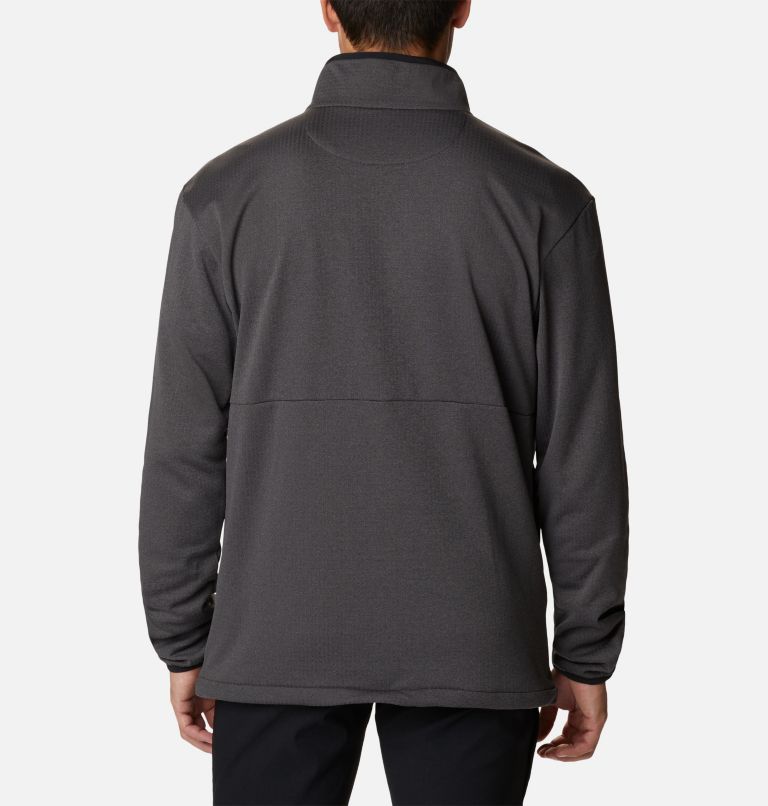 Chandail intermédiaire performant à demi-fermeture éclair en polaire Coral Ridge Homme, Color: Shark, image 2