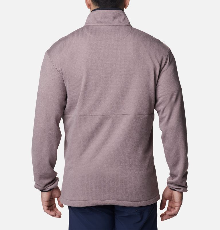 Polaire Demi-zip Coral Ridge Homme, Color: Quantum Mauve, image 2