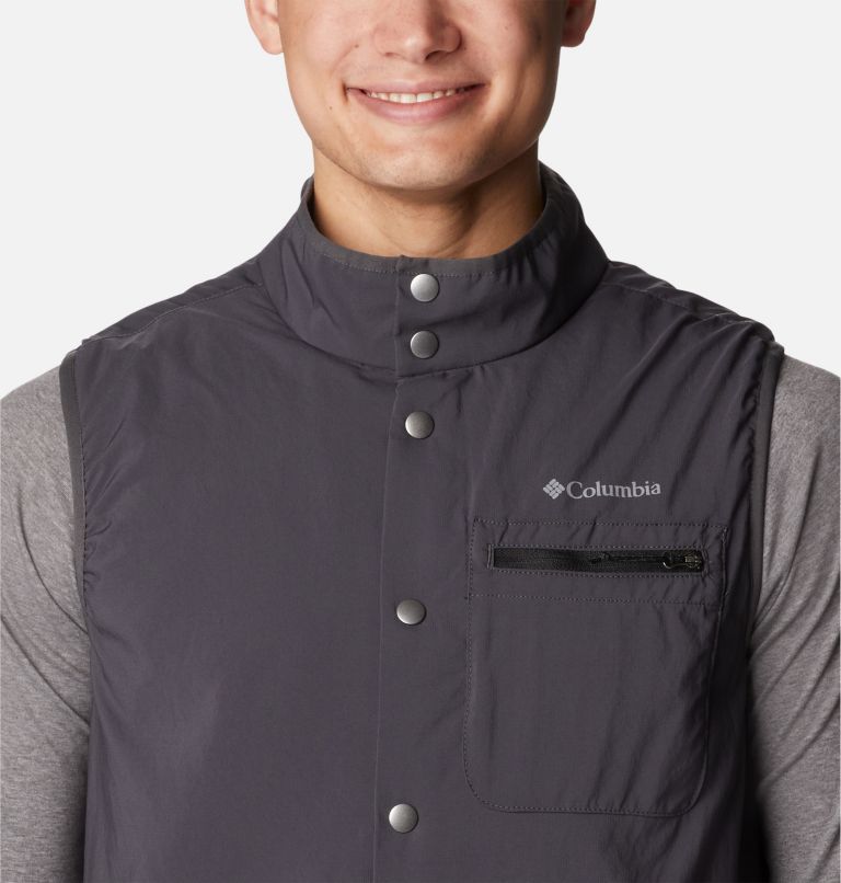 Men's Coral Ridge Insulated Vest, Color: Shark, image 4