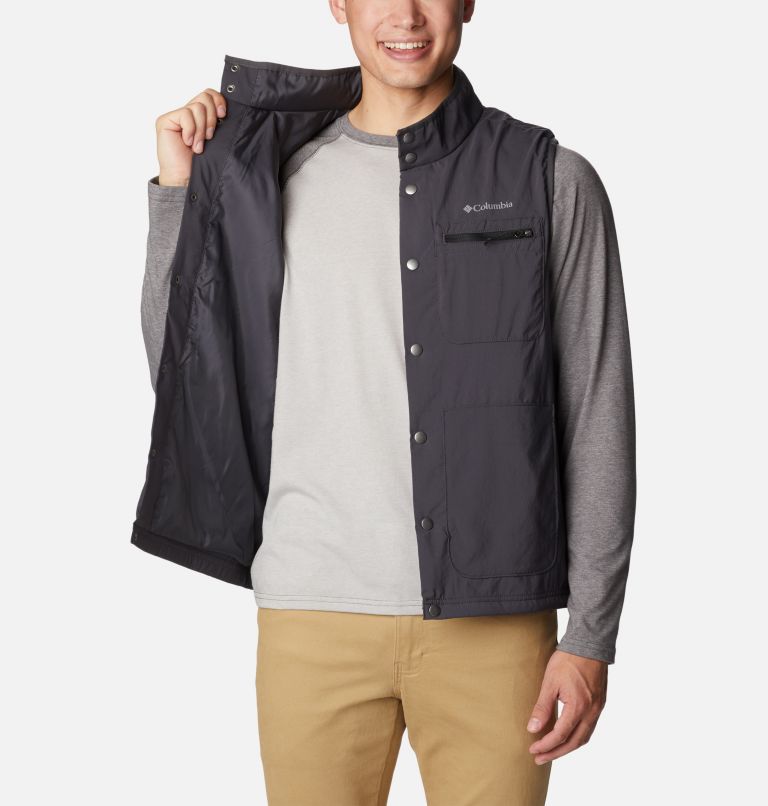 Men's Coral Ridge Insulated Vest, Color: Shark, image 5