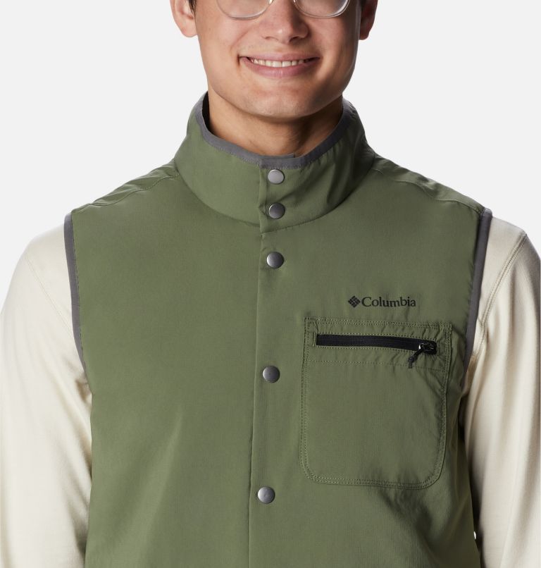 Men's Coral Ridge Vest, Color: Mosstone, image 4