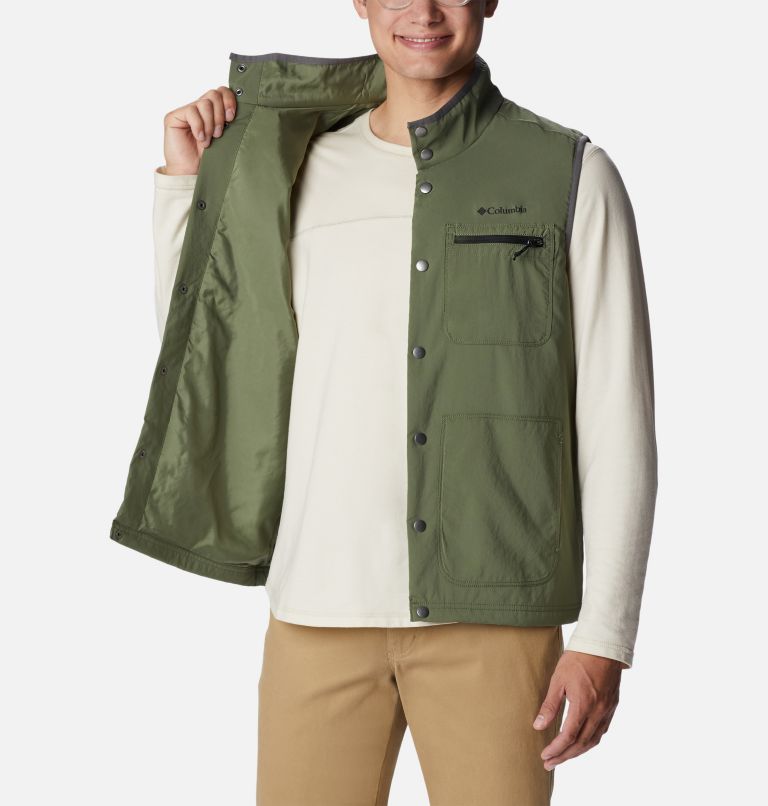 Men's Coral Ridge Vest, Color: Mosstone, image 5