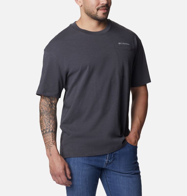 Men's Break It Down Organic Cotton T-Shirt, Color: Shark, image 5