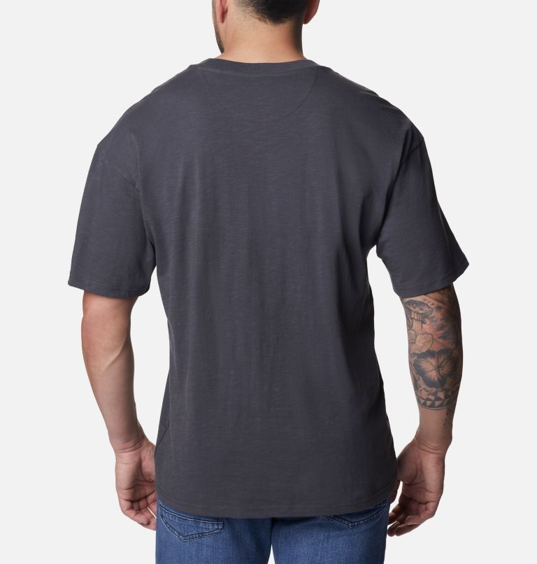 Thumbnail: Men's Break It Down Organic Cotton T-Shirt, Color: Shark, image 2