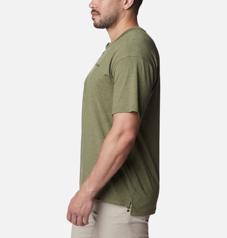 T-shirt performant à manches courtes Coral Ridge Homme, Color: Mosstone, image 3